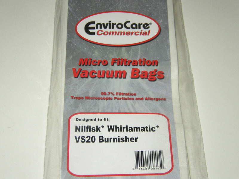 PAPER BAGS,10PK-NILFISK WHIRLAMATIC VS20 BURNISHER