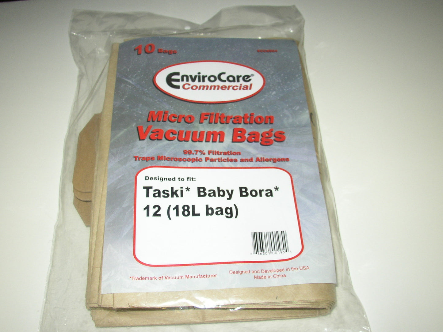 Taski Baby Bora 12 Vacuum Bags (18L Bag) - Generic - 10 pack