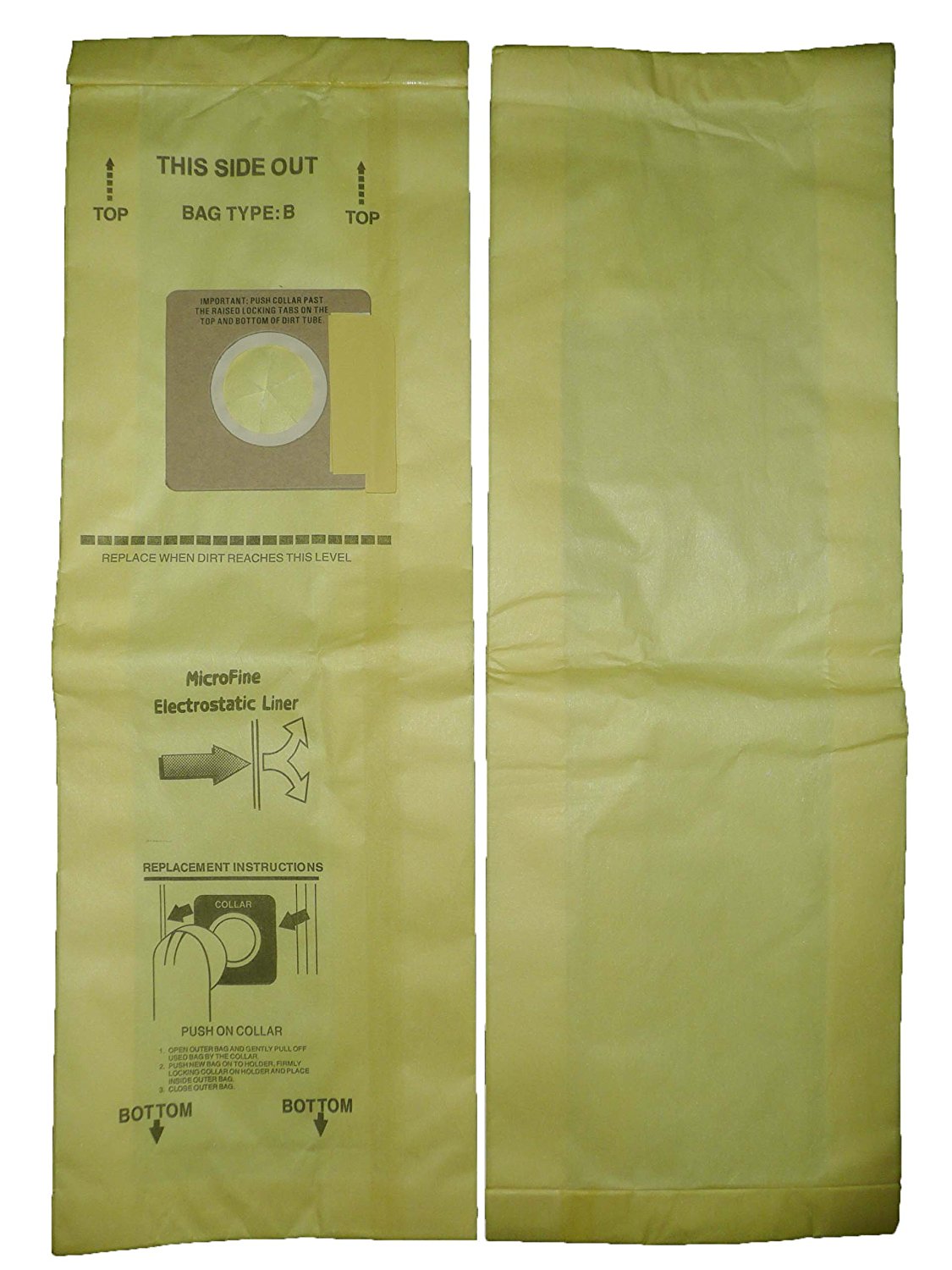 Lux Lite Upright vacuum bags