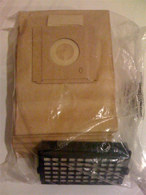 Euro-Pro Shark EP237 / EP237-22 / EP237XX Canister Vacuum Cleaner 18 Bags 1 HEPA Filter Kit - Genuine