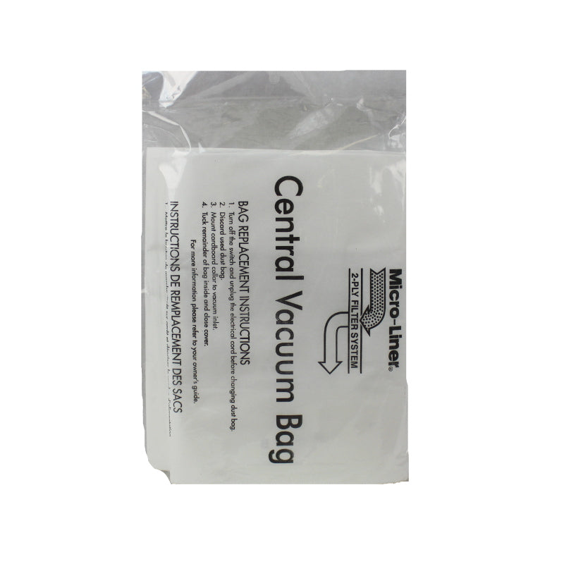 Star Power Systems Central Vacuum Bags - 3/pk, Replaces 625116