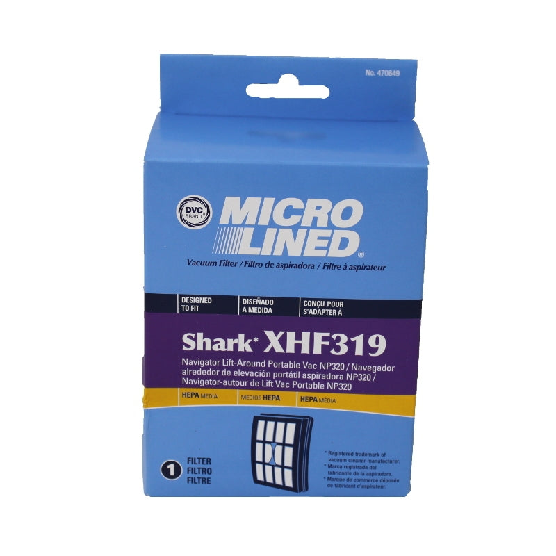 HEPA Filter for Shark NP318, NP319, NP320, LA400 - Replaces XHF319