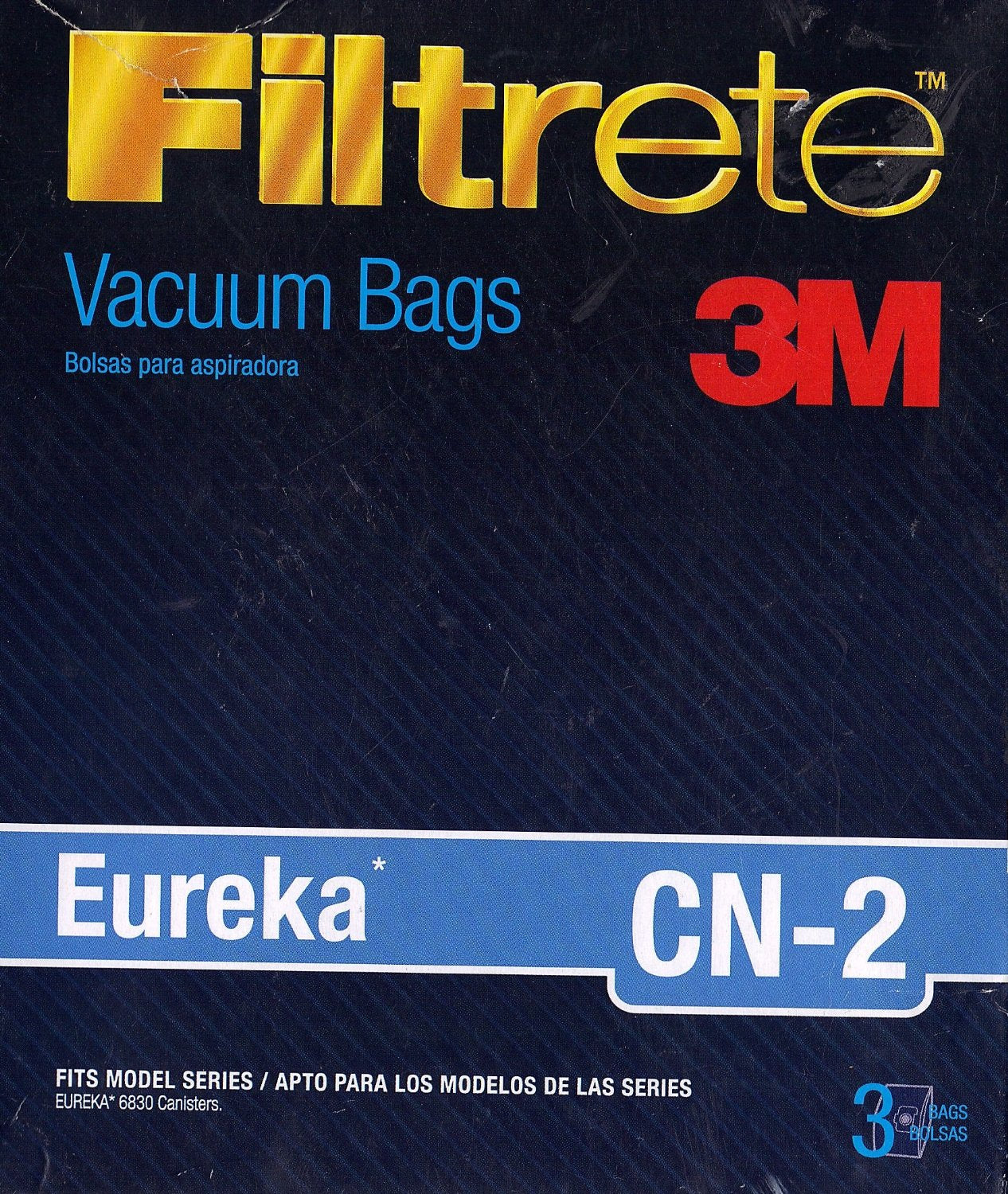 Eureka Type CN-2 Synthetic Bags by Filltrete 3M - 3 Pack