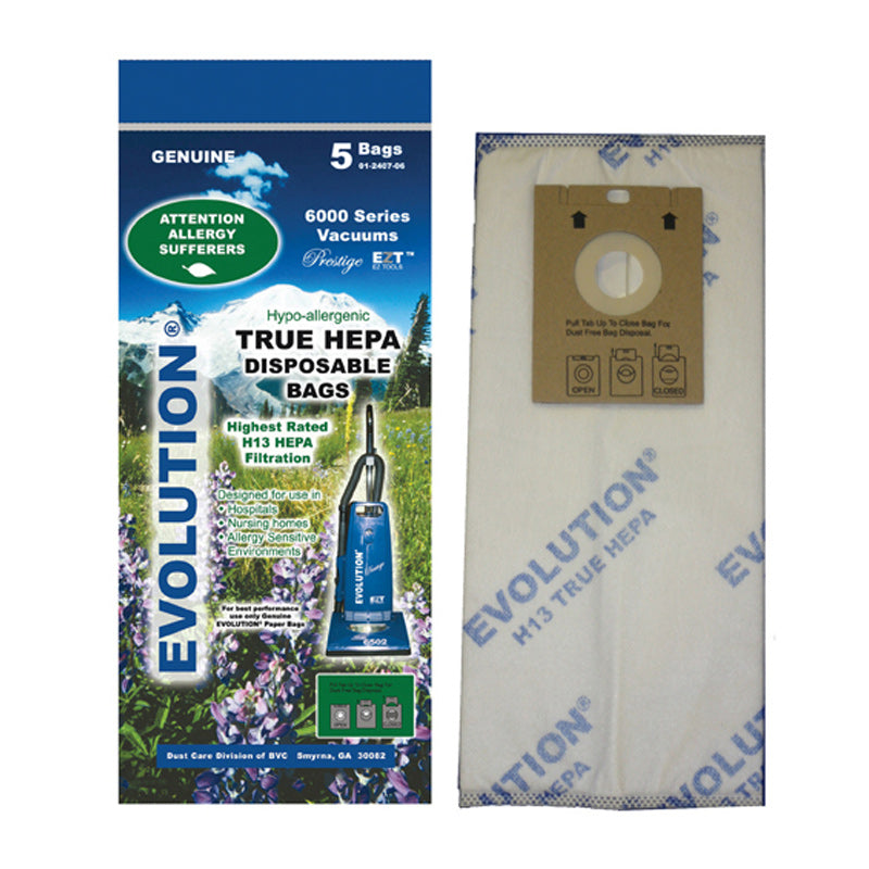 Bernina Evolution Hypo-Allergenic Synthetic Vacuum Cleaner Bags - 5 pack