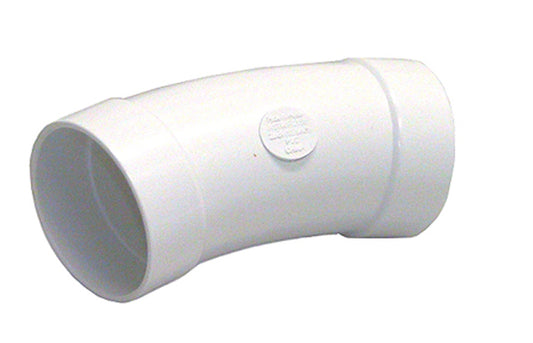 22 Degree Sweep L for Vacuum System and Hide-A-Hose Central Vacuum Fitting