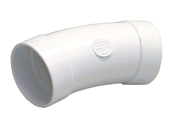 22 Degree Sweep L for Vacuum System and Hide-A-Hose Central Vacuum Fitting