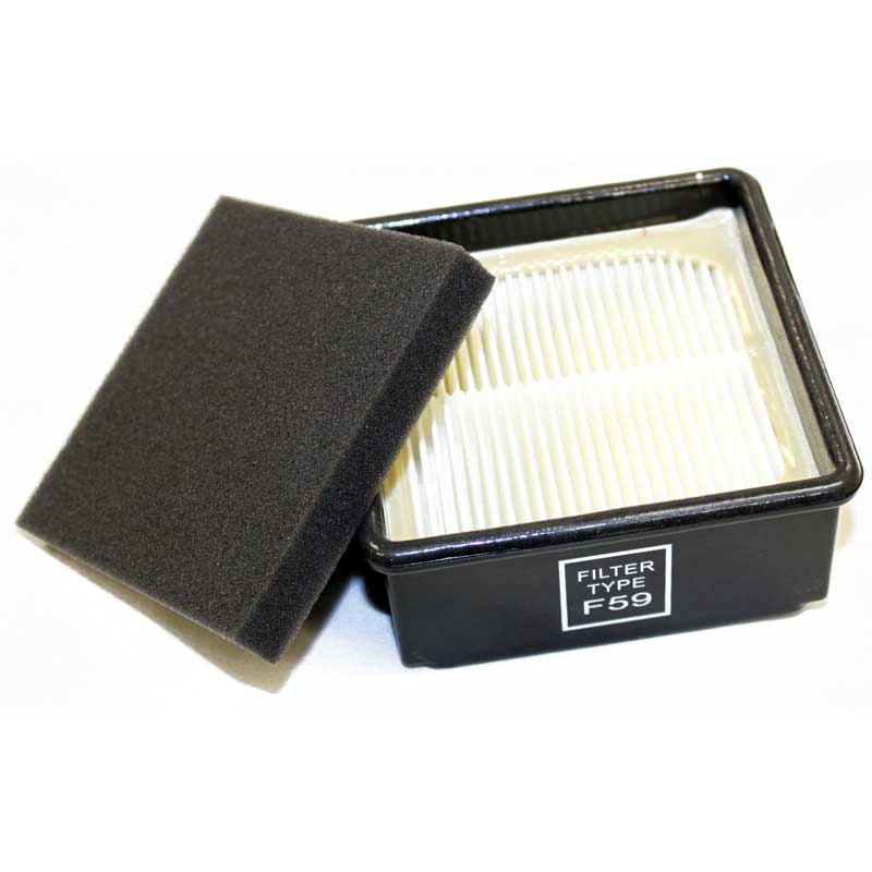 Dirt Devil F59, F-59 Total Vision Cyclonic Bagless Upright UD70220 HEPA & Foam Filter Kit - 304707001- Genuine