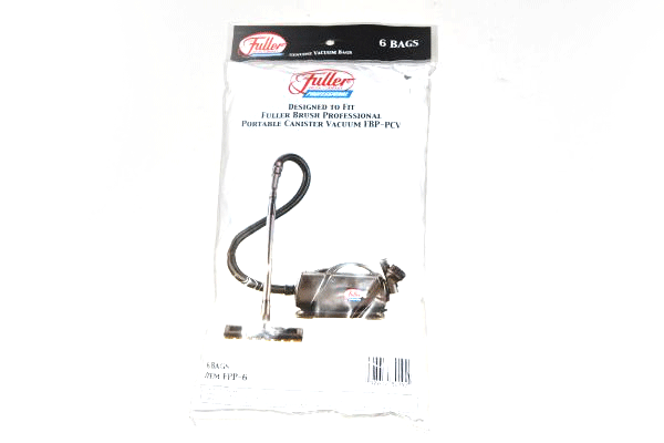 Fuller Brush PAPER BAGS-MICRO,FULLER BRUSH FB-GIM,FBP-PCV CAN 6PK, W/1 CHARCOAL FILTER