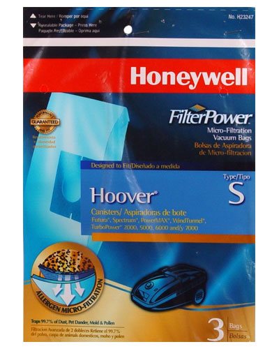 Honeywell FilterPower Micro-Filtration Vacuum Bags - Hoover Type S
