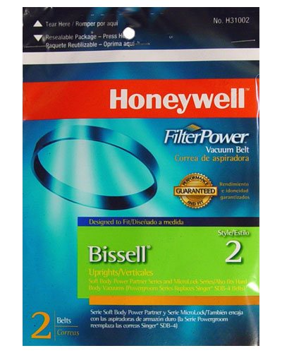 Honeywell FilterPower Vacuum Belts - Bissell Style 2