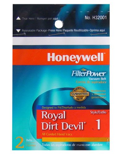 Honeywell FilterPower Vacuum Belts - Dirt Devil Style 1