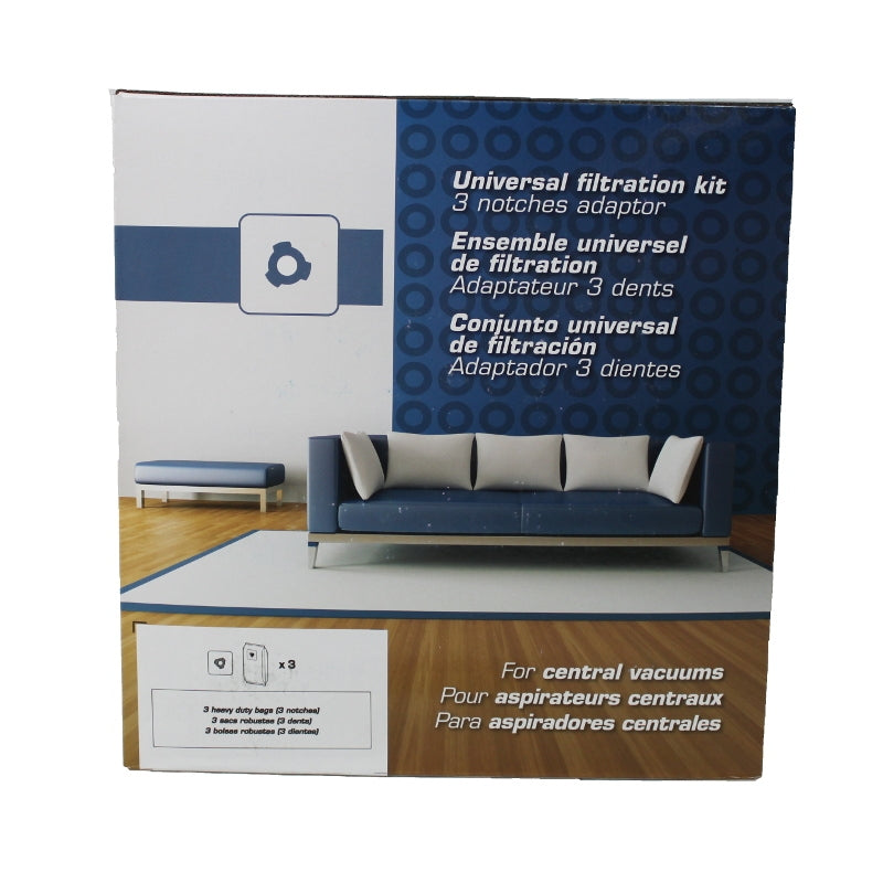 Hayden: HA-1406 Paper Bag, Hayden Filter Bag Platinum-Titanium 3Pk