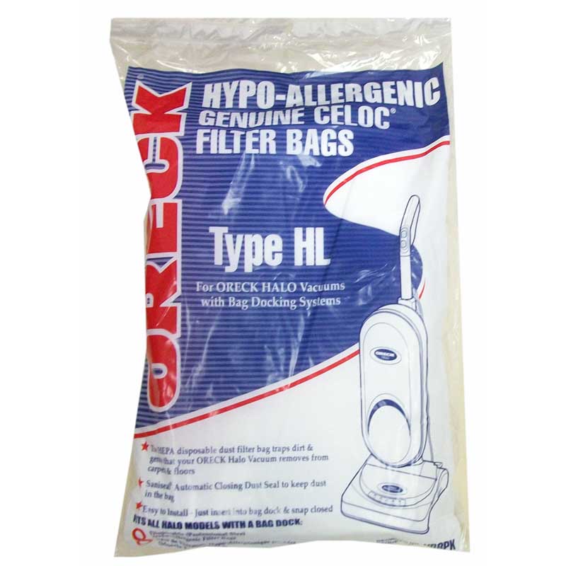 16 Oreck HL Original Vacuum Bags for Halo Vacuums - HBPK8OH