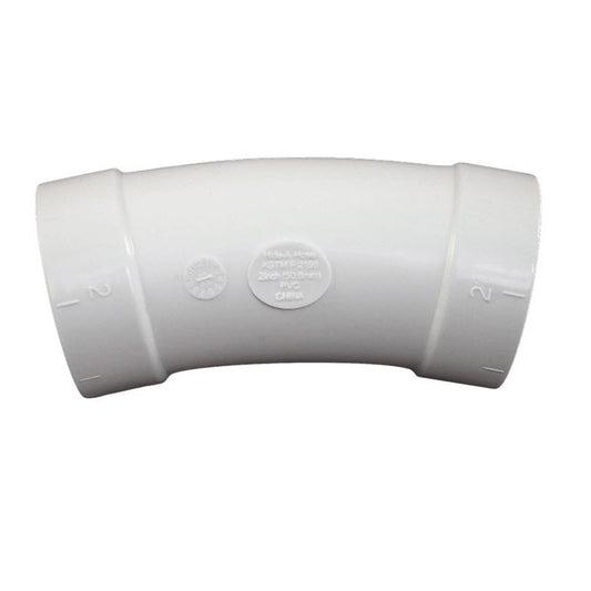 Hide-A-Hose: HH-HS202142 Elbow, White 22.5 Degrees Hide-A-Hose