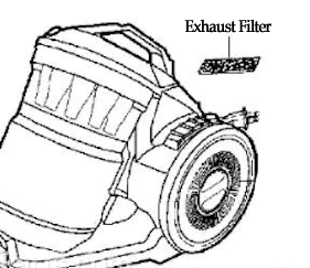 Hoover Filter -Exhaust Part #: 440004635