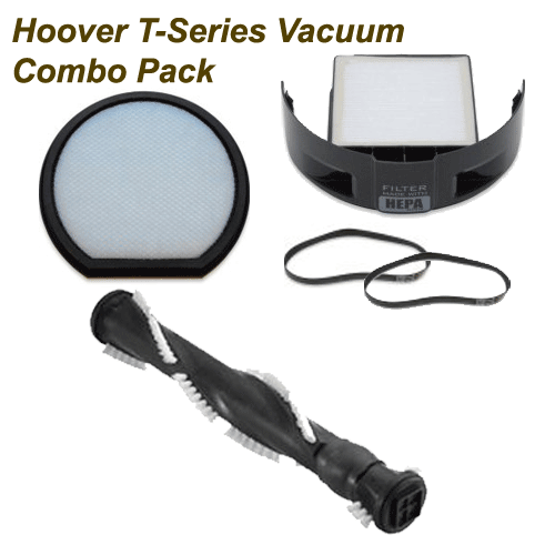 Hoover Windtunnel T-Series Bagless Upright Filter, Belts Brushroll Combo Pack