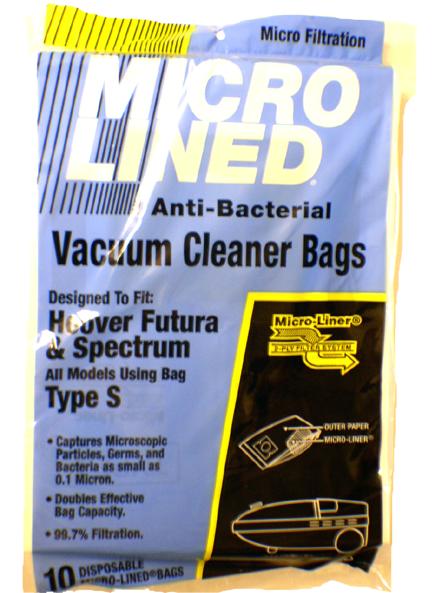 Hoover S Vacuum Bags 4010100S- Generic - 9 pack