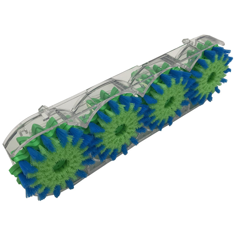 440004832 Brush Block, Green-Blue 4-Bristle Extractor