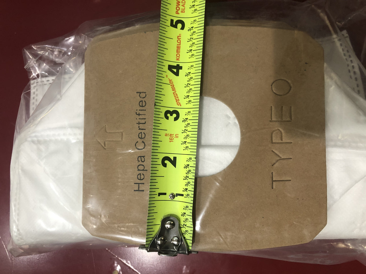 Fuller Brush Got It Maid HEPA Media Bags #  FGH-6 - 6 bags + 1  Charcoal Filter