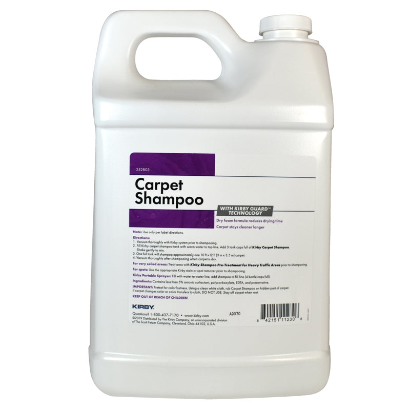 SHAMPOO-KIRBY ''ALLERGEN'' GALLON BOTTLE,ORIGINAL