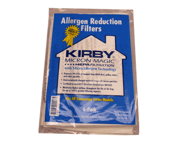 Kirby Generation 3, 4, 5, 6, Ultimate G and Sentria Micron Magic Bags - 6 pack - Genuine