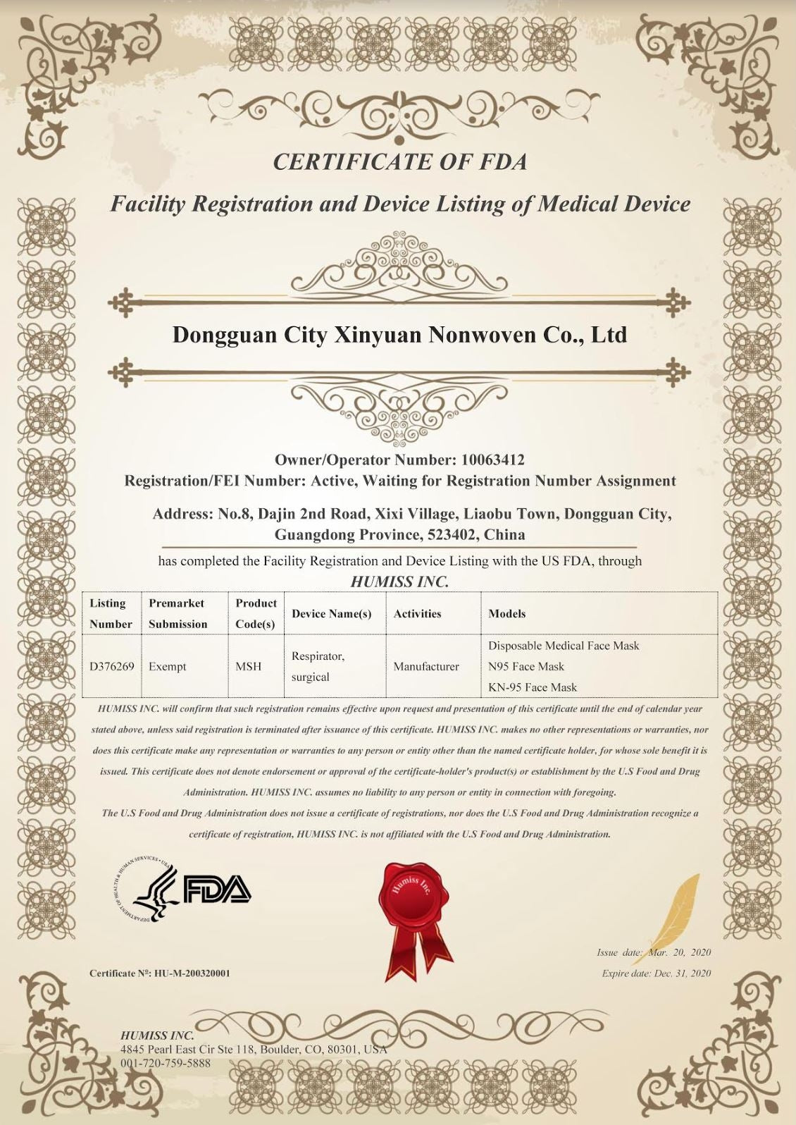 KN95 Face Masks Non-Valve Respirator - 5 Masks in a pack - Ships within 1 Business Day