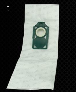 CleanMax Zoom HEPA Synthetic Cloth Vacuum Cleaner Bags - 6/pk with Green Plastic Collar A824 Replaces CLH-6, B211-8800, 824