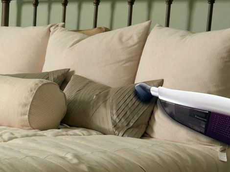 Panasonic 2-in-1 Cordless Stick Vacuum with Detachable Cyclonic HandVac MC-BU100-S