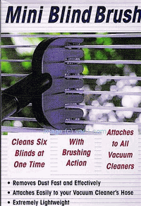 Mini Blind Brush for Vacuums