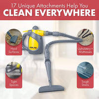 Vapamore MR-75 Amico Hand Held Steam Cleaner with Attachments - Kills dust mites, spores, mold and mildew chemical free.