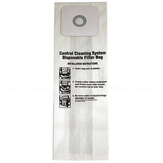 NuTone 391-8 Central Vacuum Bags - Generic - 3 pack