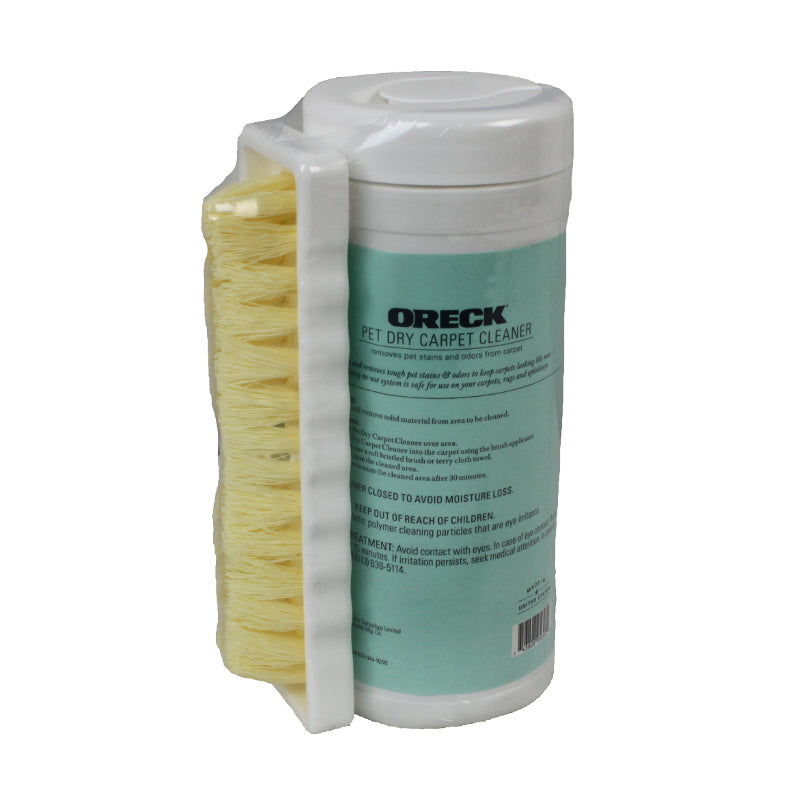 Oreck: O-AK30150 Cleaner, Pet Dry W/Brush 16oz