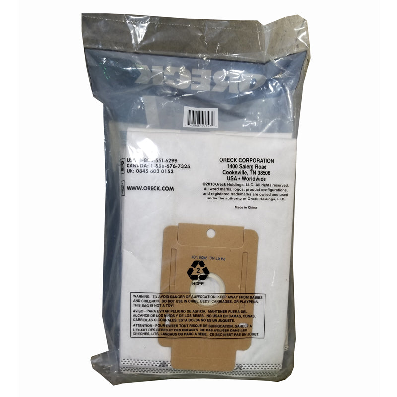 8 ORECK HL ORIGINAL VACUUM BAGS FOR HALO VACUUMS