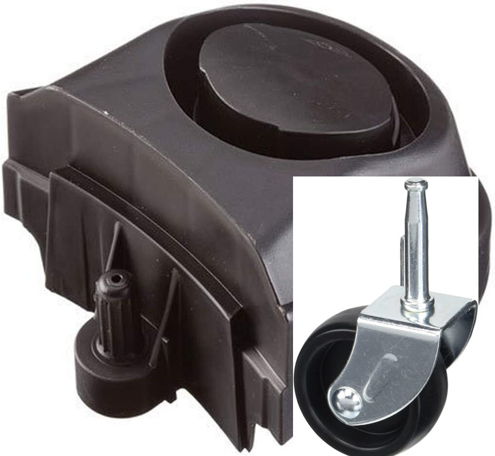 Ridgid Wheel and Caster Set 4 Caster Foot 12388 and 4 Wheels #12293 , For WD1245, WD1635, WD1665, etc - Final Sale