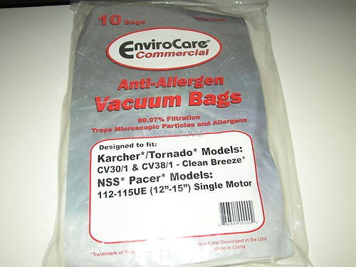 NSS Pacer 112-115 UE Vacuum Bags