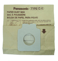 Panasonic MC-150PF Type C-4 vacuum cleaner bags - 5 pack. Also replaces C-11 Bags