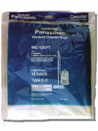 Panasonic Type C-3 vacuum cleaner bags MC-125PT - 12 pack