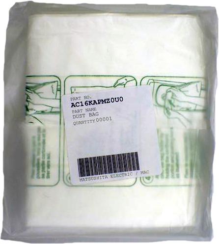 Panasonic Type U-9  vacuum cleaner bags AC16KAPMZ0U0- Genuine -1 pack