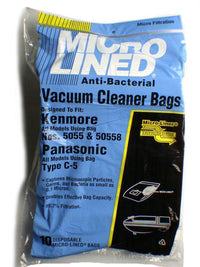 Replacement Panasonic C-5 Micro-Lined Vacuum Bags - 9 pack