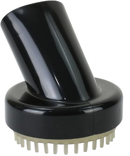 Vacuum Dog Grooming Brush Attachment Tool, 1.25” Pet Grooming Accessories for Shop Vac, Bissell, Nutone, Electrolux, Beam, Eureka & Central Vacs (Pet Brush)