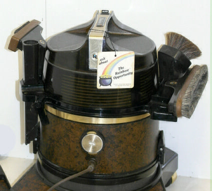 rainbow with attachment tool caddy snapped on it