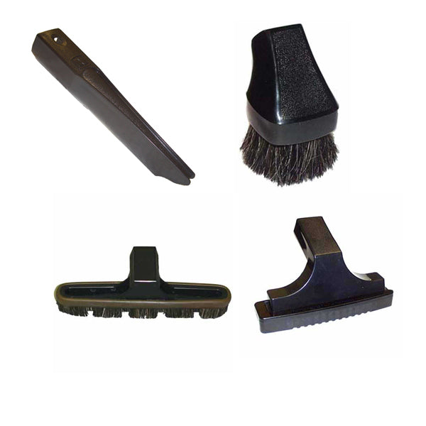 Rainbow Vacuum Accessories Attachment Combo Kit: Floor Brush, Crevice Tool, Dusting & Upholstery Tool