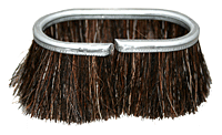 Rexair: R-8049 Bristles, Oval Horsehair Dust Brush