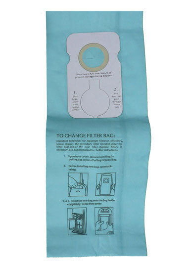 Riccar Upright Micro-Lined Anti-Bacterial Vacuum Bags - 60 bags (6 Packs of 10)