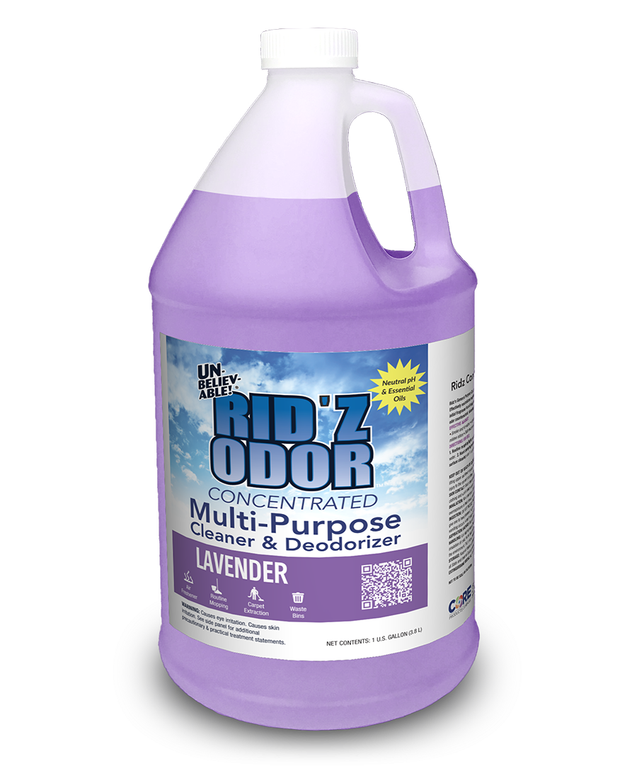 Core Unbelievable!® Rid'z Odor® - 128 oz, Lavender Item # COR-UKO655