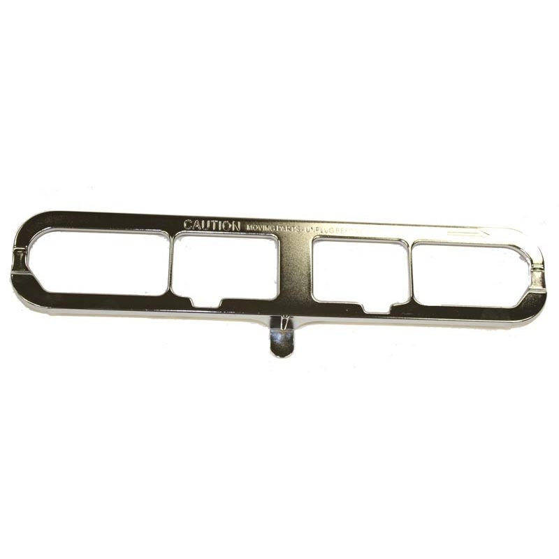 Royal: RO-285270 Bottom Plate, 14" Metal Upright W/Rounded Ends