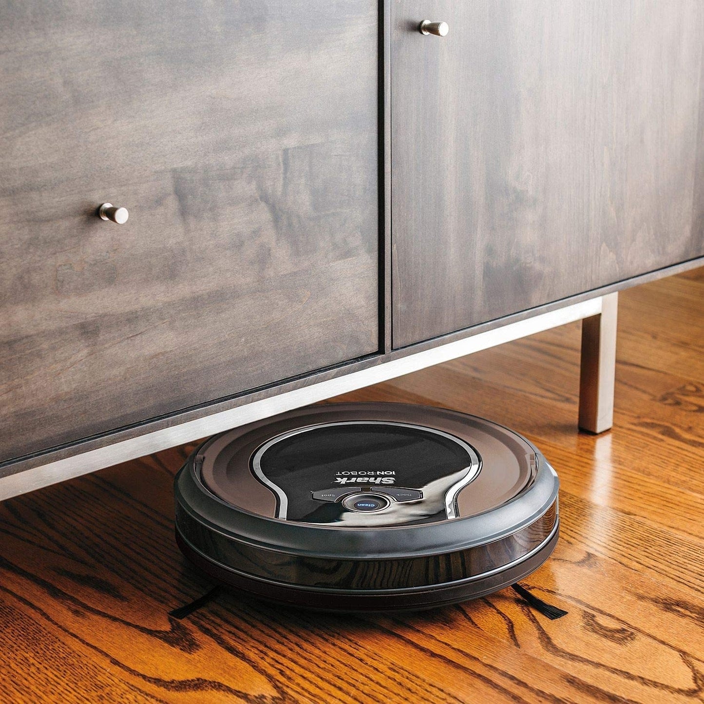 Shark RV750R ION Intelligent Smart Sensor Navigation Robot Vacuum Cleaner for Home, Brown, Works with Google Assistant, With WIFI (Certified Refurbished)