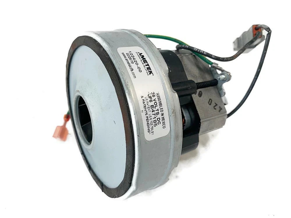 Ametek 36 Volt 4.2" Diameter, 1 Stage Thru Flo Motor #122420-00