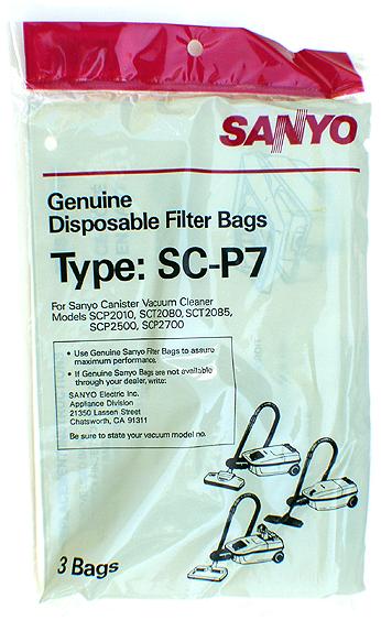 Sanyo  SC-P7 Bags- Genuine -3 pack