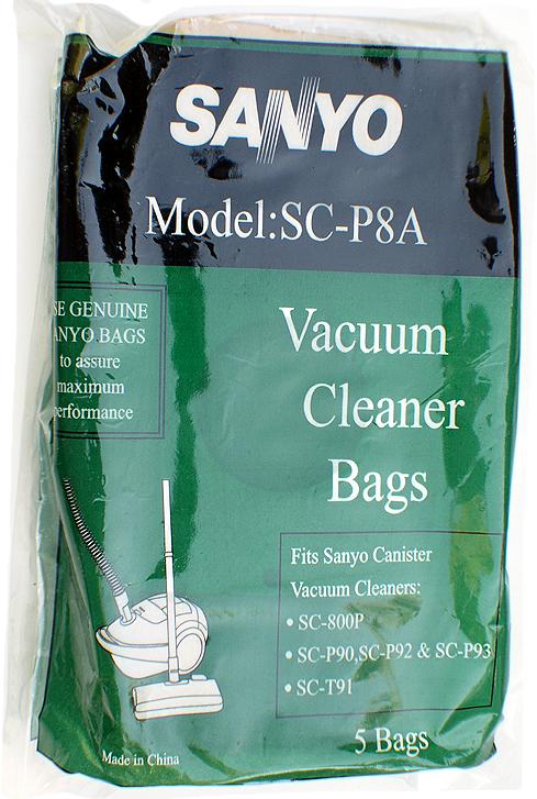 Replacement Sanyo SC-P8A Bags 5 pack